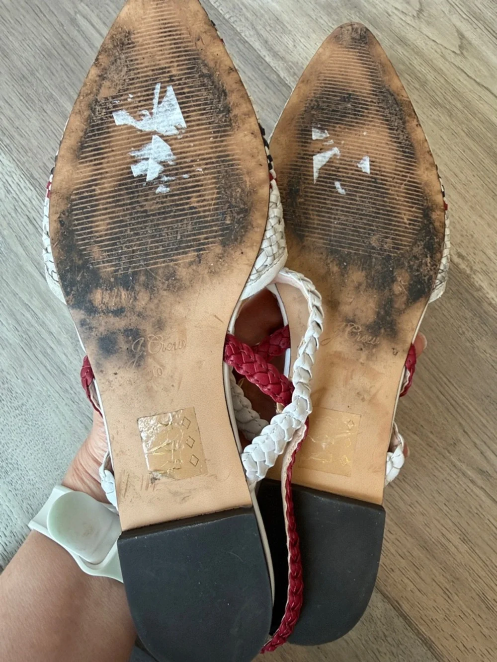 J. Crew Woven Flats Size 10